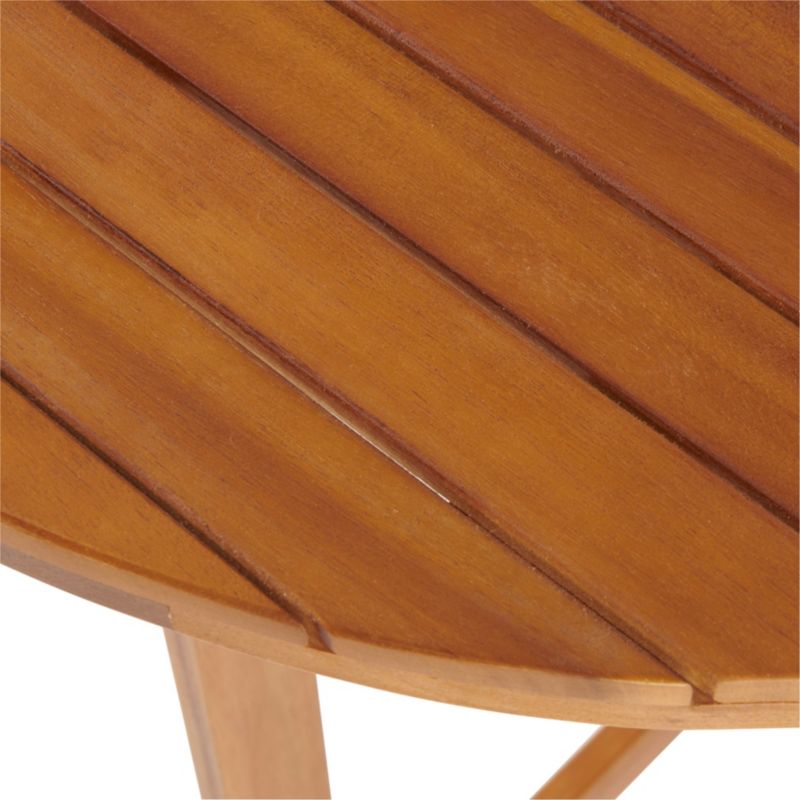 Halvrundt bord GoodHome Virginia 70 cm