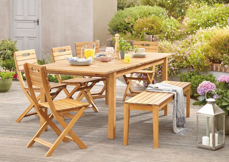Udtrækkeligt bord Blooma Denia 180/228 x 90 x 75 cm