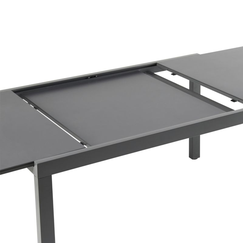 Udtrækkeligt GoodHome Baradal havebord i aluminium