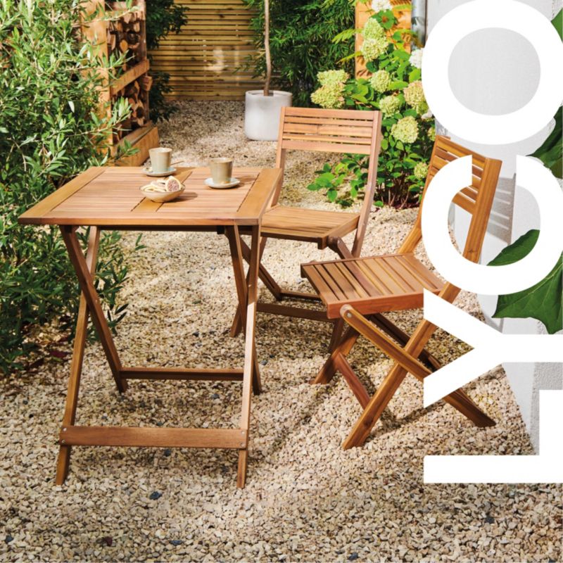 Sammenklappeligt bord GoodHome Lyco 60 x 60 x 75 cm