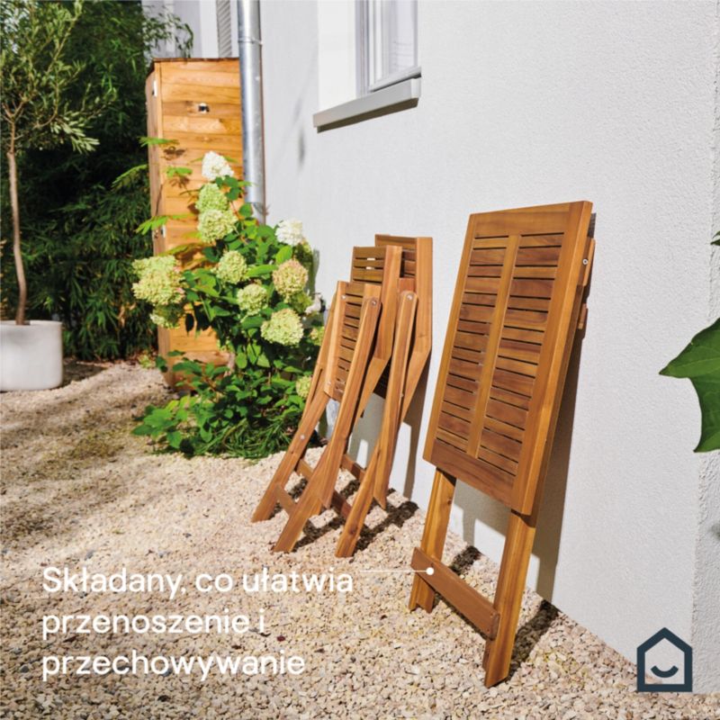 Sammenklappeligt bord GoodHome Lyco 60 x 60 x 75 cm