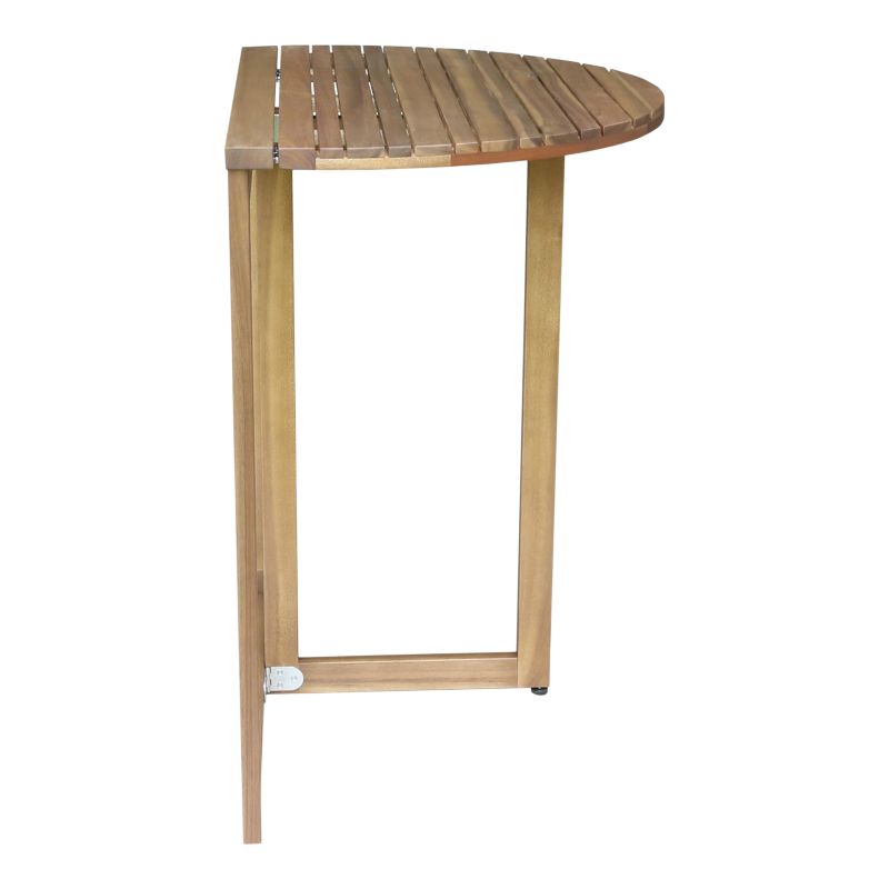 Sammenklappeligt halvrundt bord GoodHome Lyco 68 x 48 x 75 cm