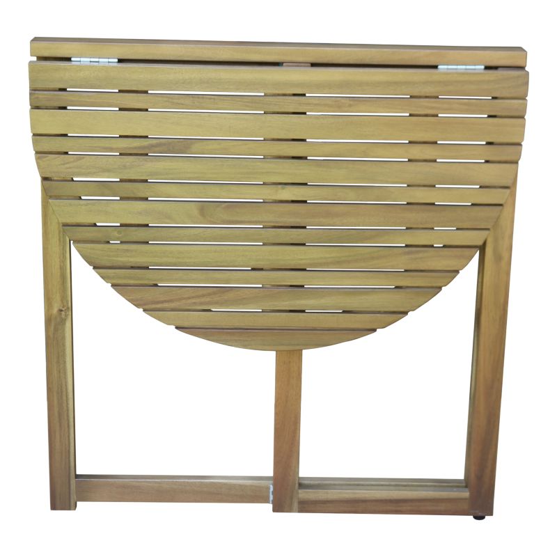 Sammenklappeligt halvrundt bord GoodHome Lyco 68 x 48 x 75 cm