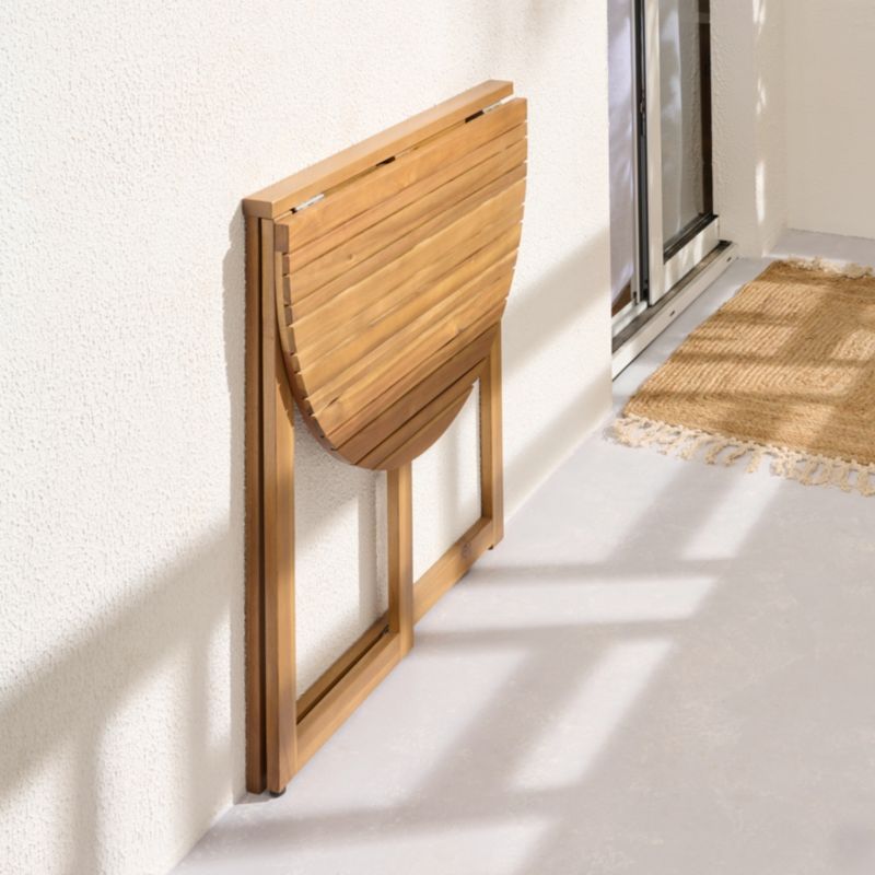 Sammenklappeligt halvrundt bord GoodHome Lyco 68 x 48 x 75 cm