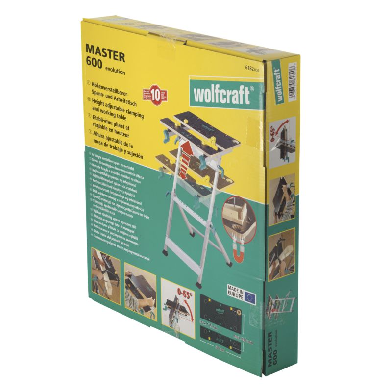 Master 600 wolfcraft arbejds- og skruestikbord
