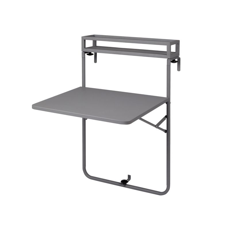 GoodHome Saba balkonbord i grå
