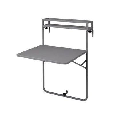 GoodHome Saba balkonbord i grå