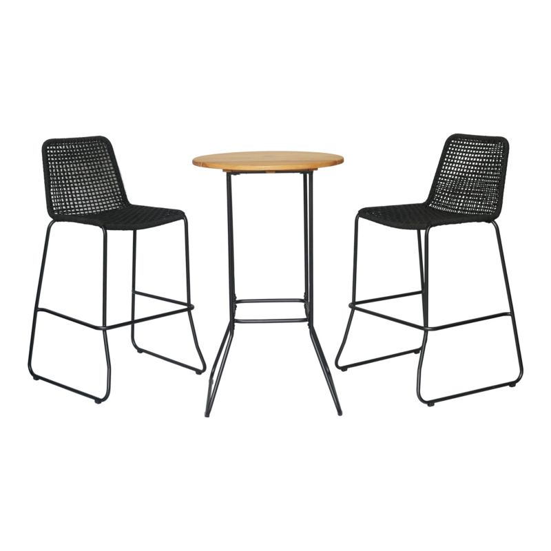 GoodHome Piperi barbord med barstole