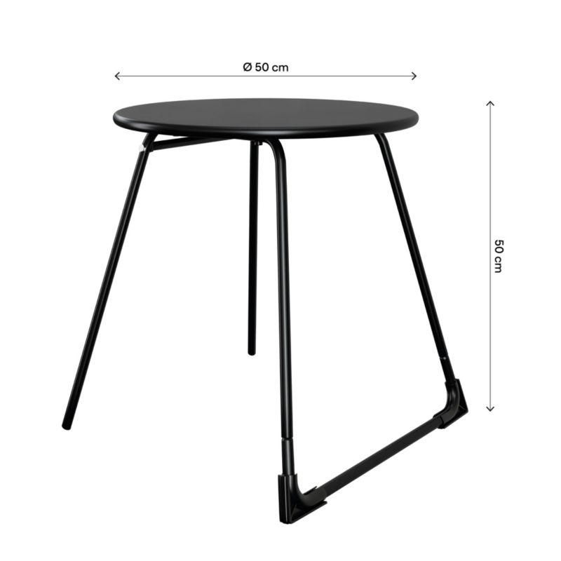Blooma Morillo bord 50 cm mat-sort