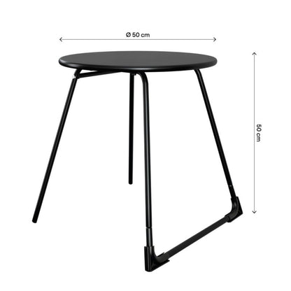 Blooma Morillo bord 50 cm mat-sort