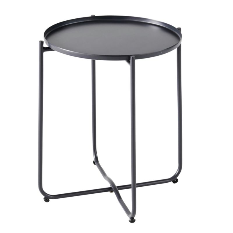 GoodHome Nova sofabord 46 cm antracit