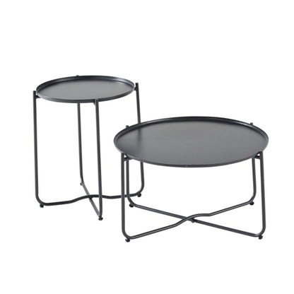 GoodHome Nova sofabord 46 cm antracit