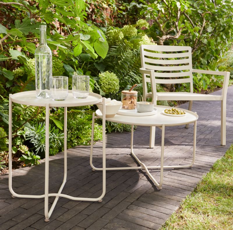 GoodHome Nova sofabord 46 cm beige