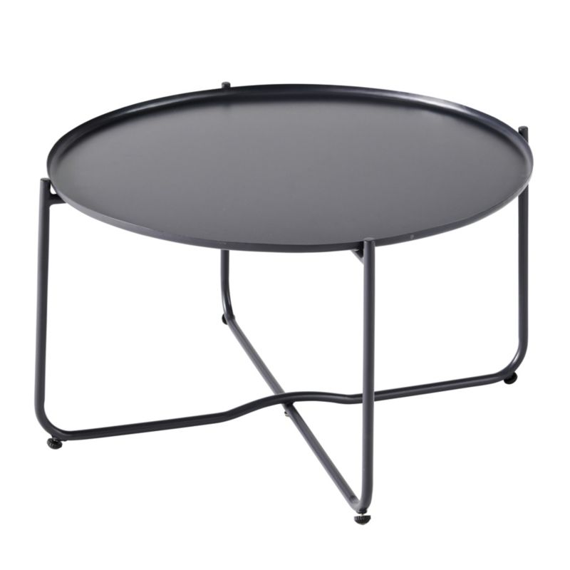 GoodHome Nova sofabord 65 cm antracit