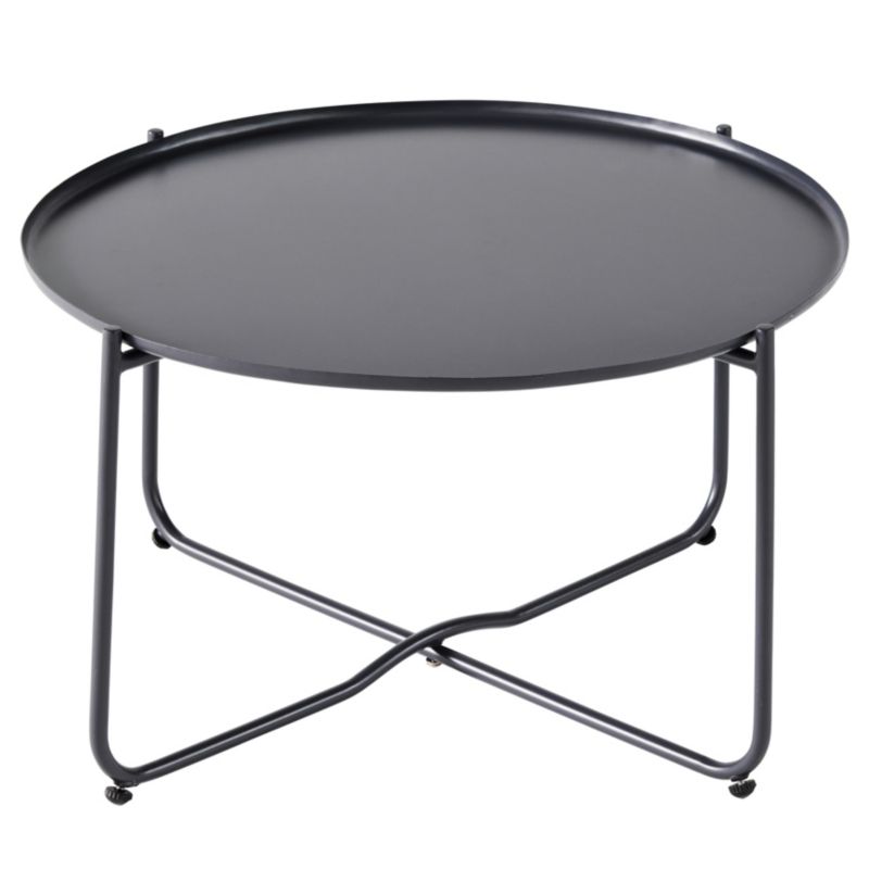 GoodHome Nova sofabord 65 cm antracit