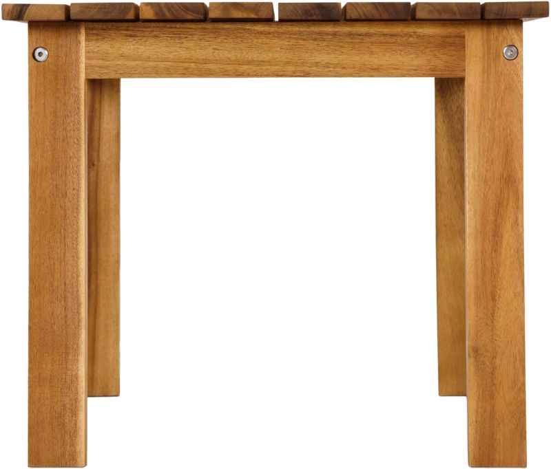 Kvadratisk bord GoodHome Denia 47 x 47 x 40 cm