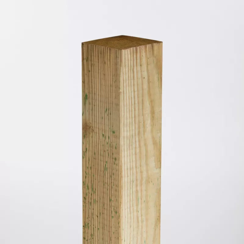 Stolpe 7x7x180 cm Grøn Træ