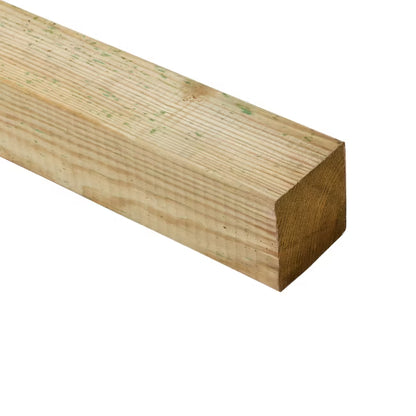 Stolpe 7x7x180 cm Grøn Træ
