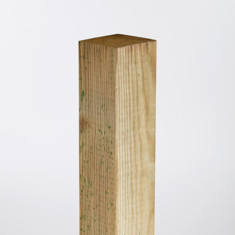 Stolpe 7x7x180 cm Grøn Træ