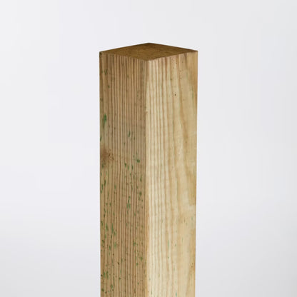Stolpe 7x7x180 cm Grøn Træ