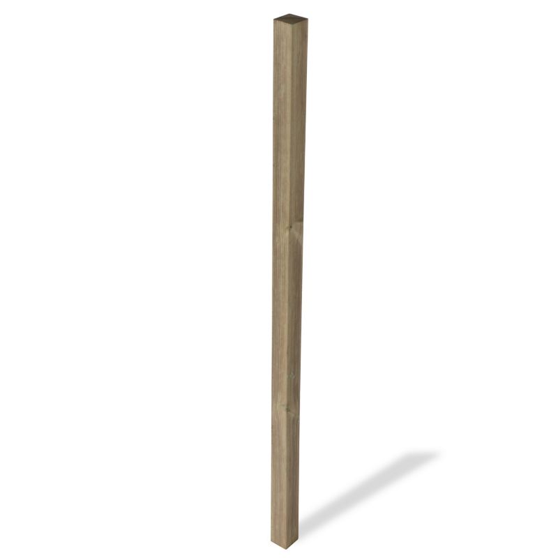 Stolpe 9x9x240 cm Grøn Træ