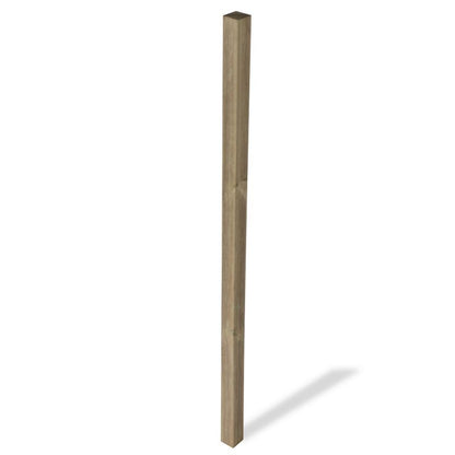 Stolpe 9x9x240 cm Grøn Træ