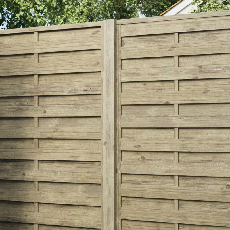 Stolpe 9x9x240 cm Grøn Træ