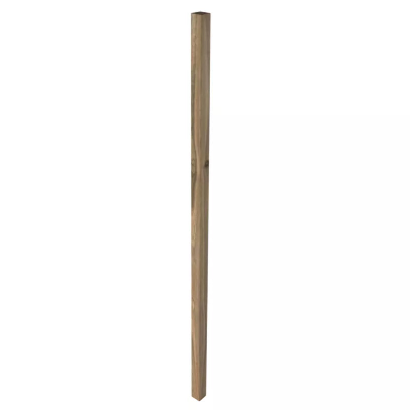 Stolpe Lemhi 4,5x4,5x180 cm Grøn Træ