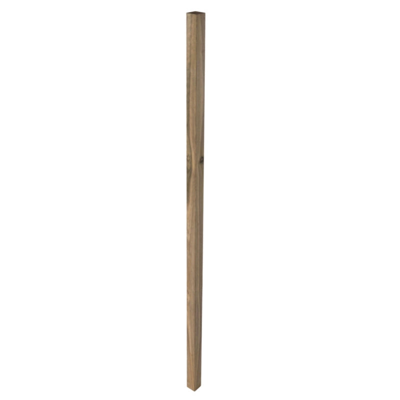 Stolpe Lemhi 4,5x4,5x180 cm Grøn Træ