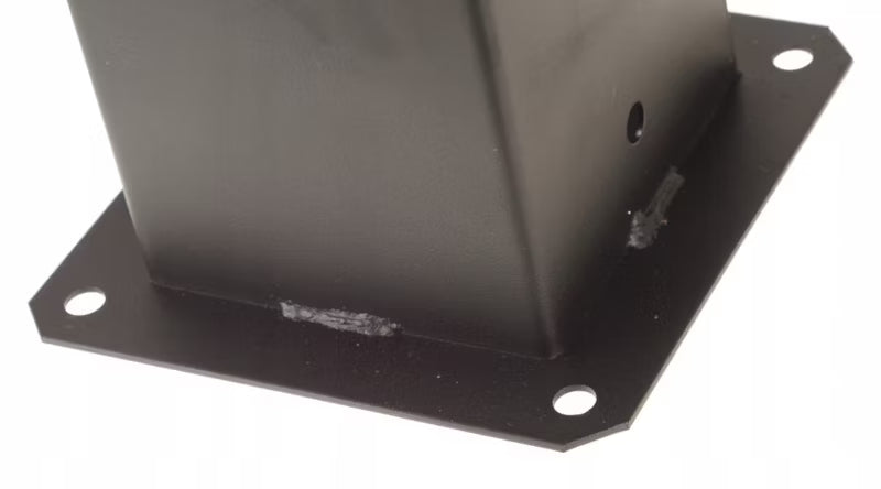 Stolpebærer 120x120 mm Sort Stål
