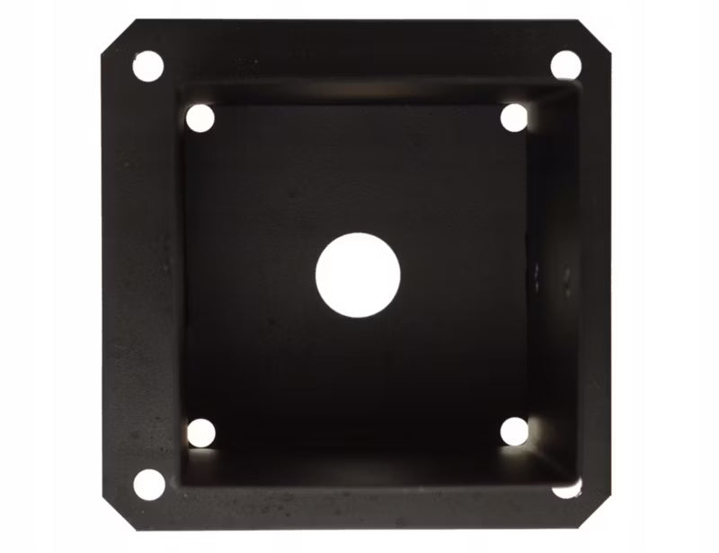 Stolpebærer 120x120 mm Sort Stål