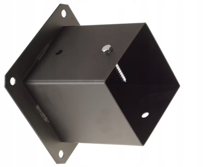 Stolpebærer 120x120 mm Sort Stål