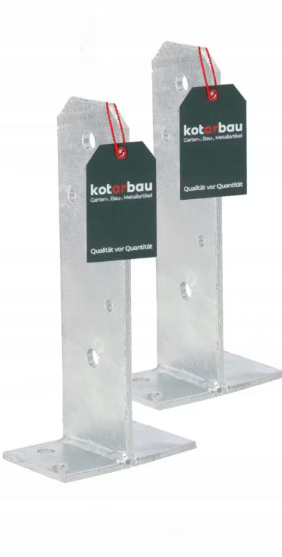 Stolpebærer 215 mm Skruefast T-Formet Galvaniseret Stål | 5904994030447