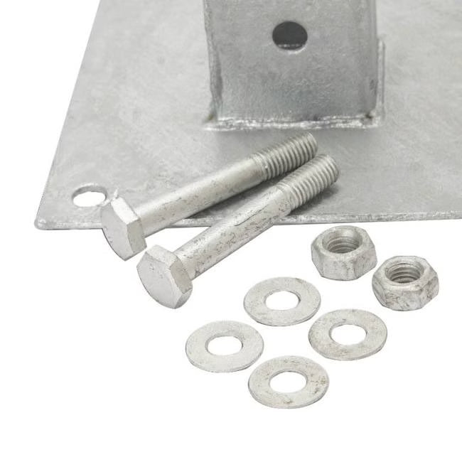 Stolpebærer 45x45 mm Galvaniseret Stål