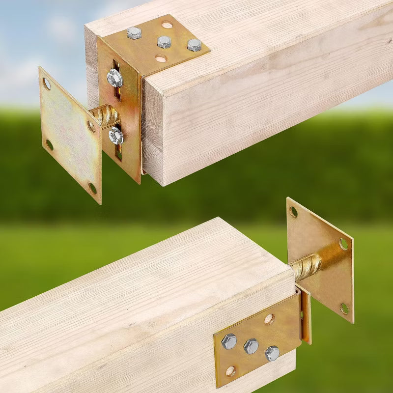 Stolpebærer Justerbar 0-160 mm Sort