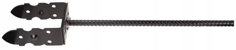 Stolpebærer Justerbar 0-180 mm Sort Stål