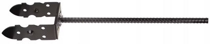 Stolpebærer Justerbar 0-180 mm Sort Stål