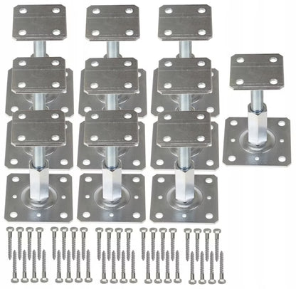 Stolpebærer Justerbar 110x80 mm 10 Stk. 5907900009599
