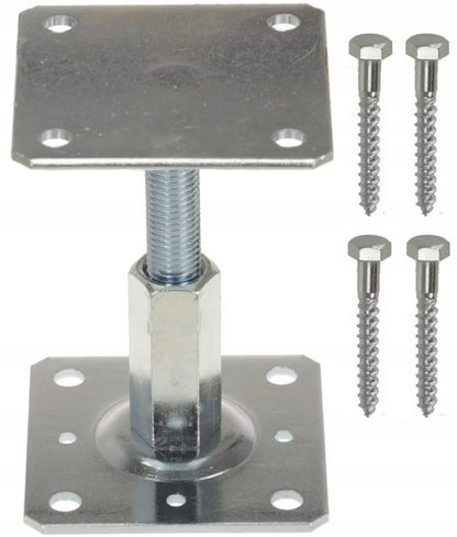 Stolpebærer Justerbar PSRT 110x110 mm Galvaniseret Stål