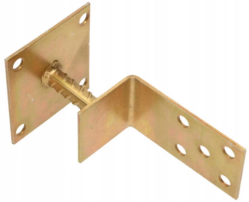 Stolpebærer L-Form 110x60 mm Galvaniseret Stål 5907465957335