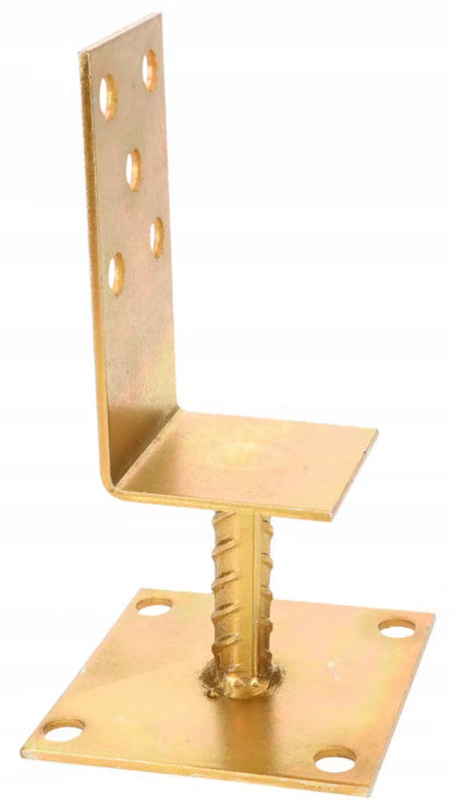 Stolpebærer L-Form 110x60 mm Galvaniseret Stål 5907465957335