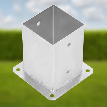 Stolpebærer Skruemonteret 100x100 mm Galvaniseret Stål