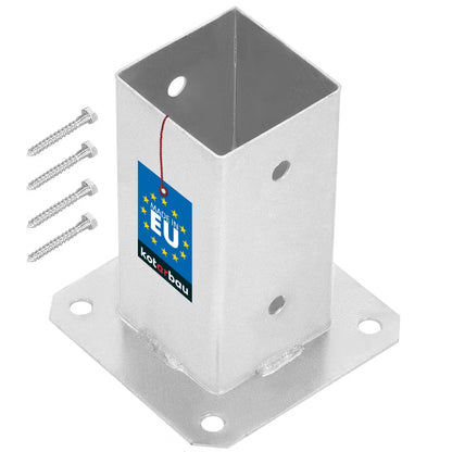 Stolpebærer Skruemonteret 70x70 mm Varmgalvaniseret | 5907465902601