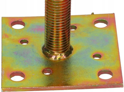 Stolpebærer U Justerbar 130-160 mm Sort Stål