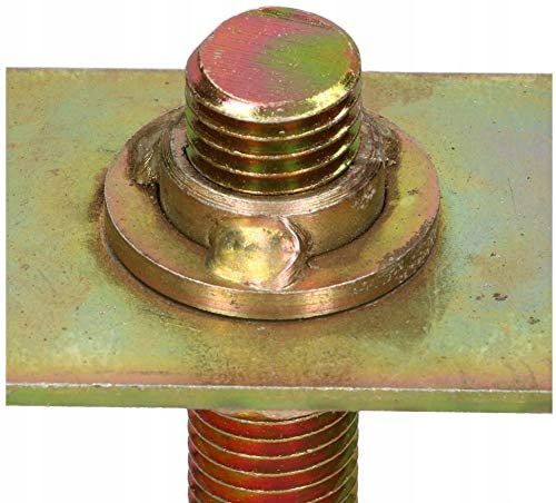 Stolpebærer U Justerbar 130-160 mm Sort Stål