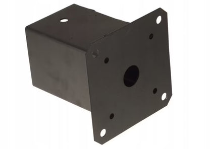 Stolpefod 100x100 mm Sort Stål
