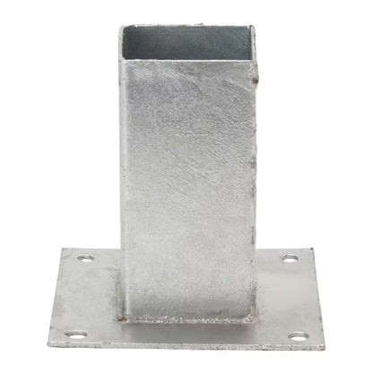 Stolpefod 70x70 mm Galvaniseret Stål