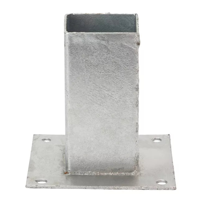 Stolpefod 70x70 mm Galvaniseret Stål