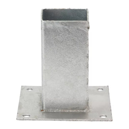 Stolpefod 70x70 mm Galvaniseret Stål