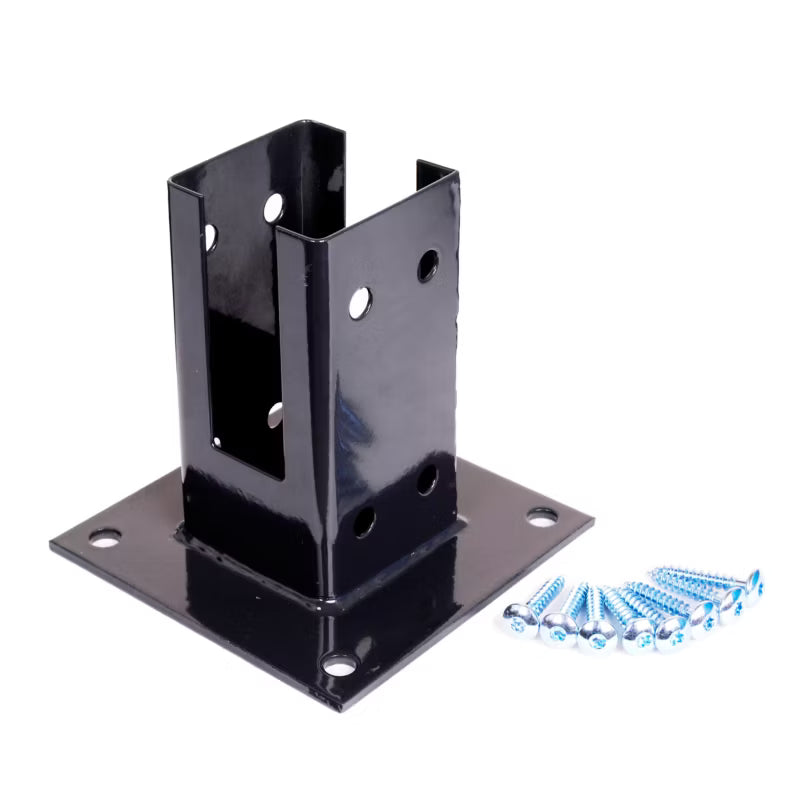 Stolpefod Neva 7x7x15 cm Antracit Stål
